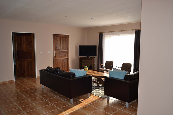 Huiskamer - Vakantiehuis Domecek S Vyhledem